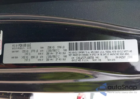 2015 Jeep Wrangler Unlimited Rubicon from USA, damaged, VIN 1C4BJWFG7FL688728